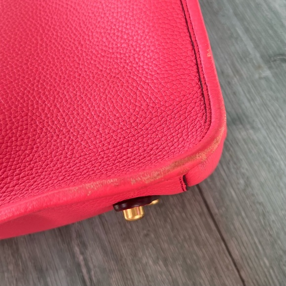 COACH Tyler Carryall 28 pink leather tote bag gold hardware - Picture 14 of 14